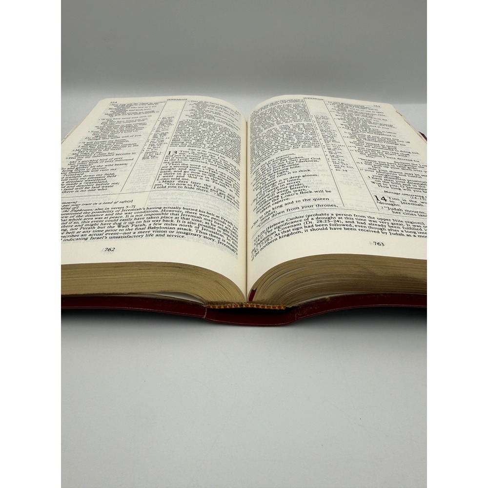 Oxford NIV Scofield Study Bible Burgundy New Scofield Study System 1984 Indexed - Picture 11 of 14